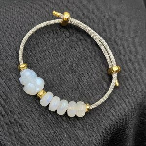 Vòng cáp ngũ điếu tỳ hưu Moon - Phong Thủy TUDO