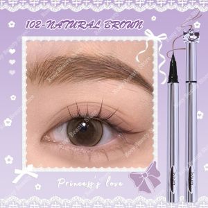 KUESICR BIYA Liquid Eyebrow Pencil 0.01MM Soft Brush Line Smooth Waterproof Long-lasting Natural Eyebrow Pencil