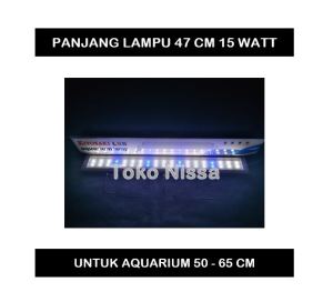 KIYOSAKI LAMPU LED AQUARIUM / AQUASCAPE KY-P600 15 WATT 10.000 K Lampu LED Aquarium gantung P 600 ukuran tank 50-60 cm PROMO-TOKO NISSA