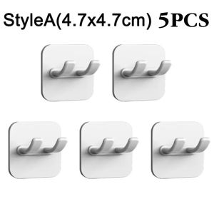 Wall Mount Punch-free Power Cord Storage Rack Hooks Kitchen Plug Adhesive Hooks Power Plug Socket Hanger Holder