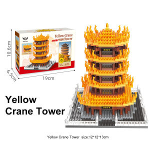 [Nimman] จัดส่งทันที บล็อกสำหรับเด็ก อาคารประกอบบล็อก สถาปัตยกรรมจีนโบราณ Tiananmen Square/Suzhou Gardens/Yellow Crane Towers/Afang Palace/Guanghan Palace