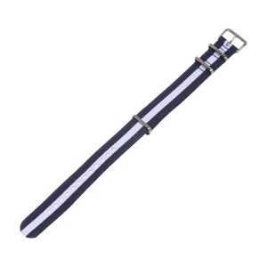 HEFEI 18 20 22 mm Durable Adjustable Women Man Loop Watchband Watch Strap Nylon Weaving Bracelet Replacement