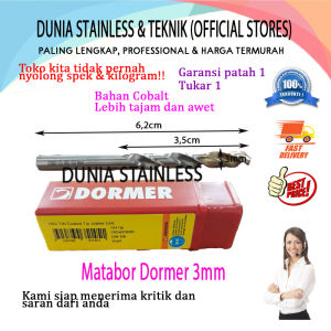 Mata Bor Dormer 3mm