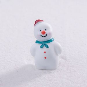 YUBAGUANB Mini Christmas Snowman Figurine Cartoon Cute Mini Snowman Ornament Kids Gift DIY Snowman Statue Christmas Gifts