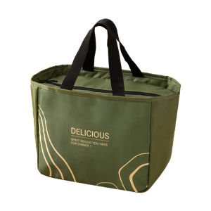 JustLiving กระเป๋าผ้าอ๊อกซ์ฟอร์ดสไตล์ญี่ปุ่น1ชิ้นกันน้ำได้กระเป๋าถือกล่องอาหารกลางวันกระเป๋าใส่เบนโตะการเดินทางแฟชั่นนอกสถานที่ความจุกระเป๋าชอปปิ้งขนาดใหญ่อลูมิเนียมฟอยล์ขนาดใหญ่กระเป๋าทนความร้อน