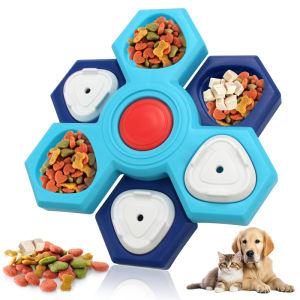 Puzzle Dogs Toys Slow Feeder Bowl Increase Puppy IQ Slowly Eating Anti-slip Food Hiding Bowl Cat Dogs Interactive Training Game