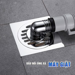 Nắp khe Đầu nối ống xả máy giặt chậu rửa thoát nước thải kiêm chống mùi hôi ngăn côn trùng trào ngược Minh House