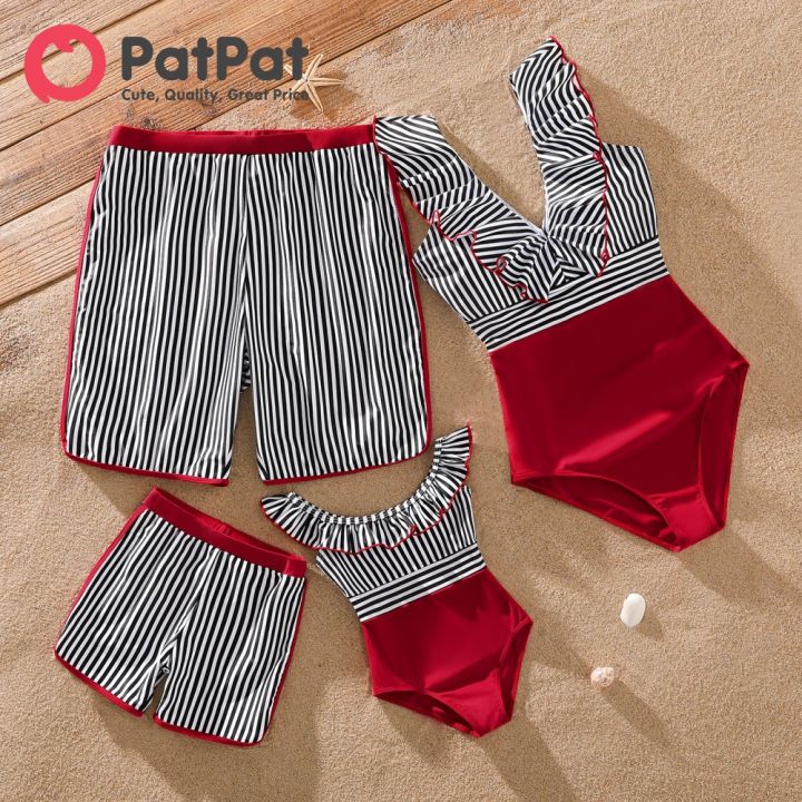 Ruffled Swimsuit Pat Pat Matching Bathing Suits PatPat Family