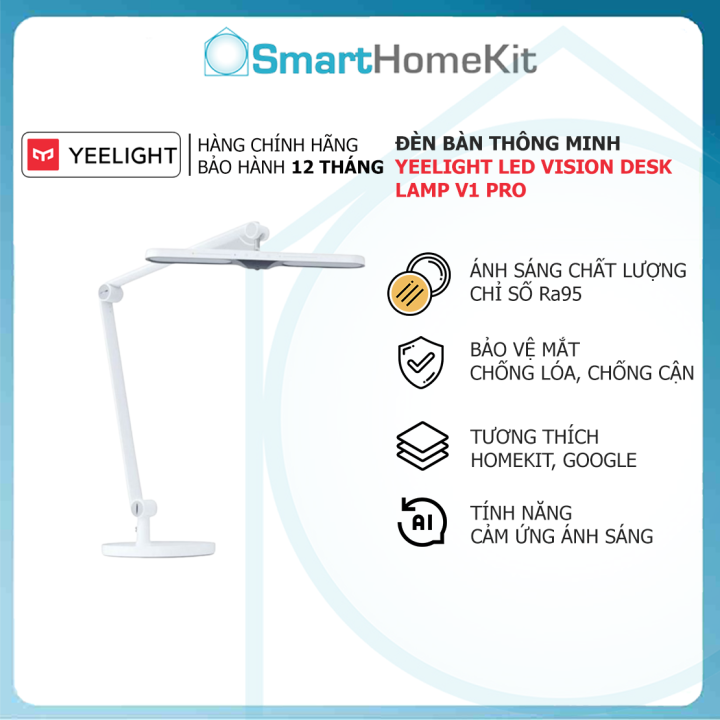 Đèn bàn Yeelight LED Vision Desk Lamp V1 Pro an toàn cho mắt - điều ...