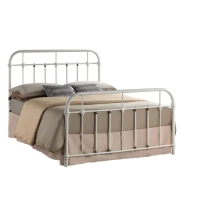 Living Mall Omara Series Metal/Wood Bed Frame with Double Decker Collection - All Sizes