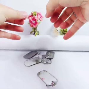 combo 5 thẻ bài inox có móc khóa. Móc khóa thẻ bài cạo gió inox tiện lợi