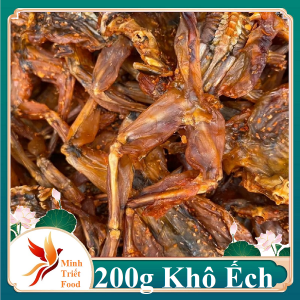 1KG Khô Ếch Đồng Thiên Nhiên Thịt Nhiều Đùi To Vị Xã Ớt Thơm Ngon Đặc Biệt Không Cay-( Tặng Kèm Mắm Tắc Chua Cay Hải Sản) ĐẶC SẢN MINH TRIẾT