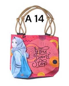Tas tote bag tali sumbu hijab  JUMBO MOTIH HIJAB LUCU /tote bag murah hijab kekinian Tas tote bag tali sumbu hijab  JUMBO MOTIH HIJAB LUCU /tote bag murah hijab kekinian