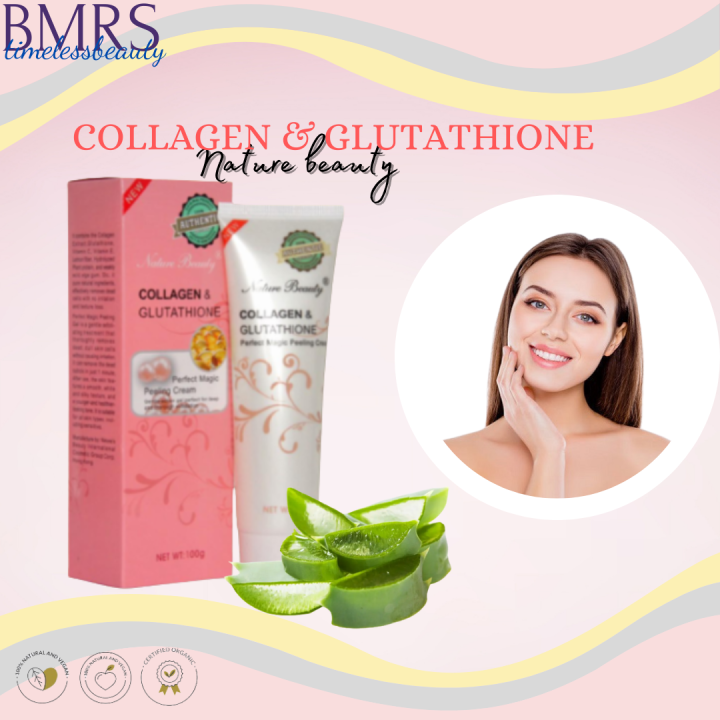nature beauty collagen and glutathione peeling cream fake NATURE BEAUTY Collagen & Glutathione perfect magic peeling cream