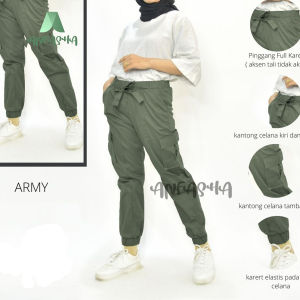 Celana Panjang Wanita Basic: JOGER CARGO SHERA PANTS