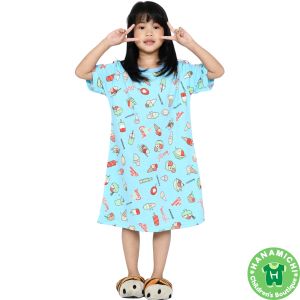 Kiminori ARLETA Dress Anak Perempuan Lengan Pendek