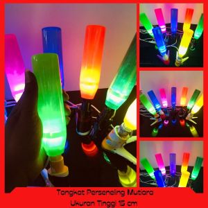 Shift Knob Mutiara Dengan Lampu LED Ukuran 15 Cm Tuas Perseneling Cocok Untuk Mobil Manual / Matic