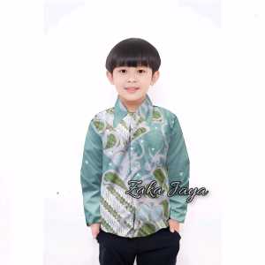TERBARU BAJU BATIK COUPLE AYAH DAN ANAK LAKI-LAKI LENGAN PANJANG UMUR 3 SAMPAI I0 TAHUN KEKINIAN