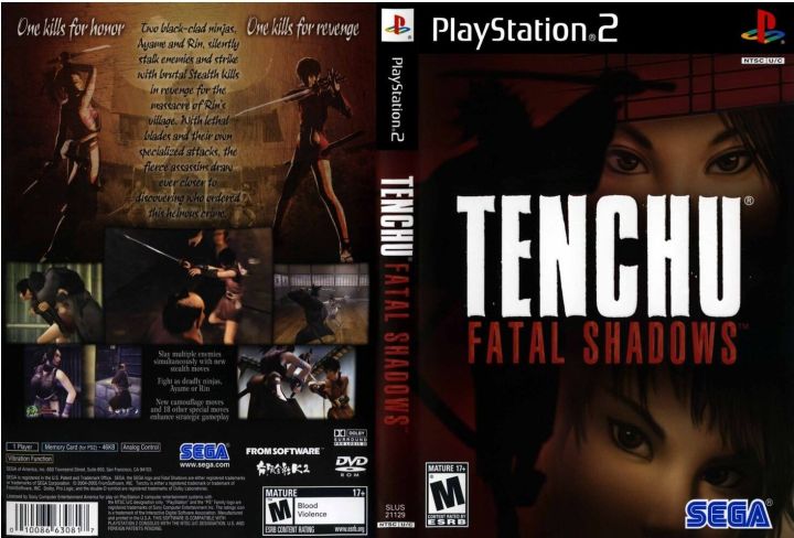 PS2 Tenchu Fatal Shadow ,Tenchu Wrath Of Heaven (DVD Game) | Lazada