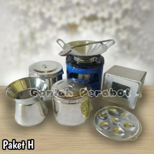 Mainan Masak Masakan Mini Kompor Spirtus Bulat Paket A-H | Mainan Alat Peraga Masak Kecil Terlaris