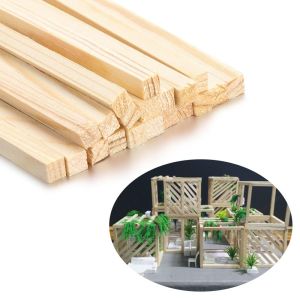 GIORGIONE DIY For Model Toys Woodworking Tool Wood Chips Square Cudgel Balsa Wood Craft Building Carving Handicraft Wooden Stick