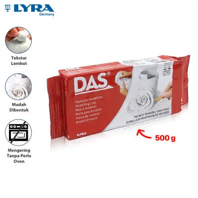 DAS Tanah Liat Prakarya 500 G Das Modeling Material Clay Kering Tanpa Oven LYR-387000