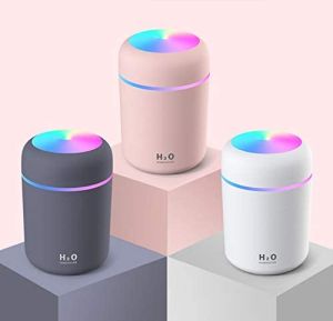 New USB Humidifier Home Car Mini Desktop Car Portable Moisturizing Gradient Colorful Light Atomizer