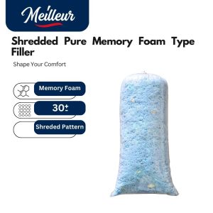 Meilleur S1 Xtreme Super Spring Bouncing Shredded Pure Foam Pillow Stuffing Comforts Bean Bag Filler