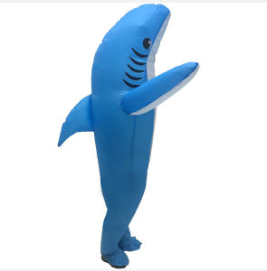 🦈ชุดฉลามเป่าลมน่ารัก🐋 ผู้ใหญ่และเด็กโต ใส่ได้ 150+CM คนไทยขายเอง (ฉลามชอบงับคุณ🤣)