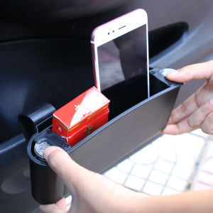 Car Door Side Hanging Storage Box Plastic Phone Holder Garbage Coin Case Car Organizer Box Auto Interior Pocket Organizers Accessories