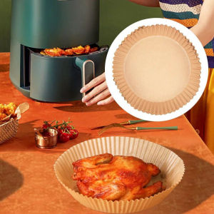 25pc Baking Paper Paper Toast Kertas Alas Baking Air Fryer Anti Lengket diameter 20cm