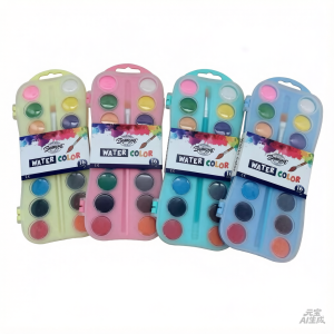 16-color kids water color paint desgin painting arts&crafts school supplies giveaway