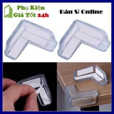 Combo 10 Miếng Bịt Gốc Bàn Silicon Trong Suốt An Toàn Bọc Cạnh Góc Bàn Cạnh Tủ Cạnh Giường Chống Va Đập - Bịt Cạnh Bàn - Bịt Góc Bàn Tránh Va Đập