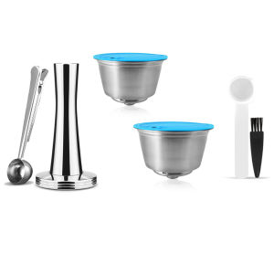 【i Cafilas】[YD-D1] Coffee Capsule For Dolce Gusto Reusable Stainless Steel Filter Cup no Crema For Nescafe Cofee Machine OBLOCircoloLUMMIOPICCOLO XSMini meGenio