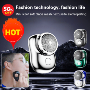 [✨Ready Stock✨]2023 High-tech MINI Electric Shaver/Waterproof Mens Electric Razor for Travel and Home Use Type-c