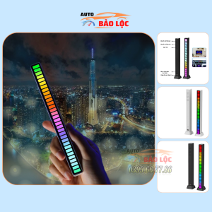 Thanh Đèn LED RGB - Cảm Ứng Theo Nhạc Sạc Pin - Bảo Hành 6 Tháng
