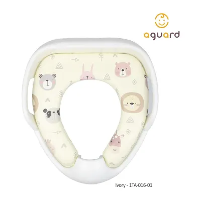 aguard Toilet Seat Cover With Handle Ivory