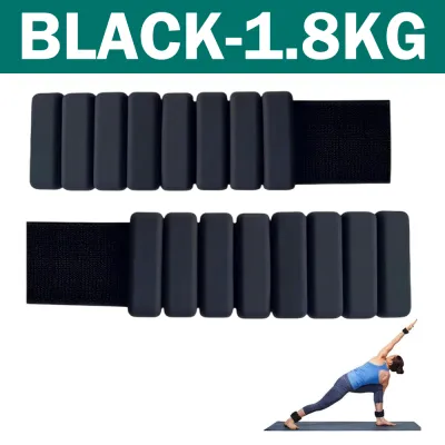 MAXGEAR Malaysia 1 Pair Silicone Adjustable Wrist Weight Running Yoga Pilates Fitness Ankle Weighted Bracelet Band Pemberat Tangan Kaki 负重手环