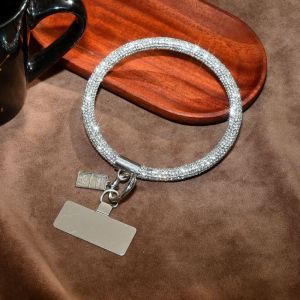 MYTHIS Bright Rhinestone Phone Lanyard Flashy Glitter Anti-lost Wrist Rope Ring Luxury Bling Bling Phone Wrist Straps Phone Accessories