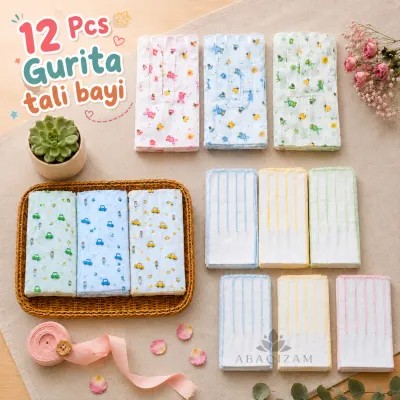 12Pcs Gurita tali Bayi Putih ( 1 Lusin gurita bayi )
