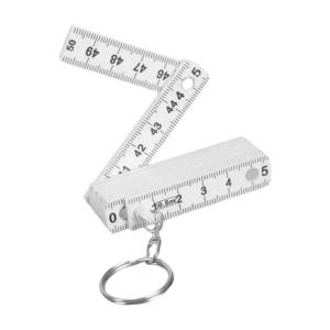 Lightweight 10 Fold 50cm Plastic Ruler Keychain Engineers Foldable Ruler For Accurate Measurements In Various Setting