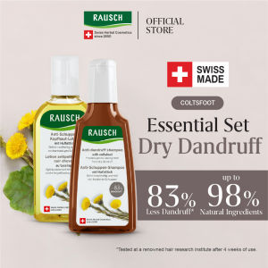 RAUSCH - Gentle Anti-Dandruff Shampoo + Treatment with Coltsfoot for Dry Dandruff and Itchy Scalp
