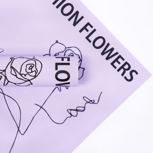 Flower Wrapping Bouquet Paper Cellophane Motif Mawar Rose Kertas Buket Bunga Mawar KB052