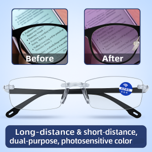 Ultralightweight and dropproof presbyopia glasses