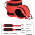 GEANAN Gym Cuff Cable Machines Resistance Ankle Straps Glute Workouts Ankle Buckle Leg Exercises Leg Strength Trainer Gym Workouts Double D-Ring Ankle Cuffs Cable Ankle Straps. 