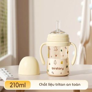 Bình Tập Uống Cho Bé BirthStory  Ống Tập Hút Silicon Chống Sặc Cho Bé Tập Uống An Toàn
