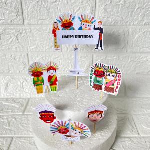 Topper Ulang Tahun Ondel ondel / Topper Cake Ondel ondel