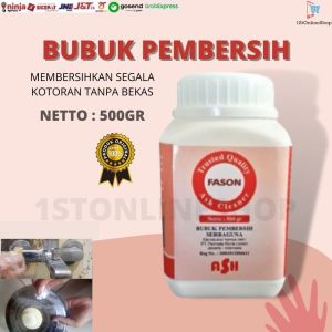 FASON ASH Cleaner Bubuk Pembersih Serbaguna Kerak Kotoran Jamur Kaca Stainless Marmer Shower