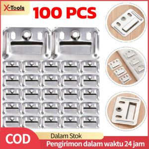 X-Tools PROMO PAKET KLIP WOODPANEL WPC 35*45MM | SKRUP 6 X 5/8" ISI 1PCS/100 PCS | CLIP WPC | ALAT PENYANGGA | ALAT PENGAIT