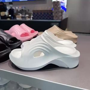 [Free Shipping] Womens Beach Sandals Little Red Book Soft Sole High Heel Slippers Unique Womens Slippers